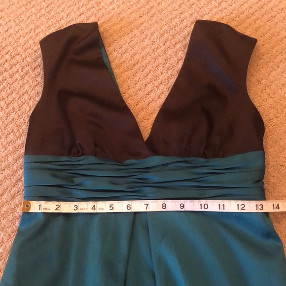 BCBG Paris Emerald Green / Black Dress - Picture 8 of 10